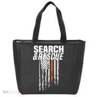 Thin Orange Line Search Rescue SAR Emergency Team Tote Bag thumb 0