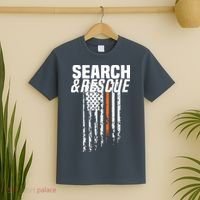 Thin Orange Line Search Rescue SAR Emergency Team T-Shirt thumb 2