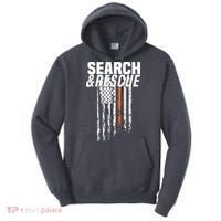 Thin Orange Line Search Rescue SAR Emergency Team Tall Hoodie thumb 0