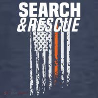 Thin Orange Line Search Rescue SAR Emergency Team Tall Hoodie thumb 2