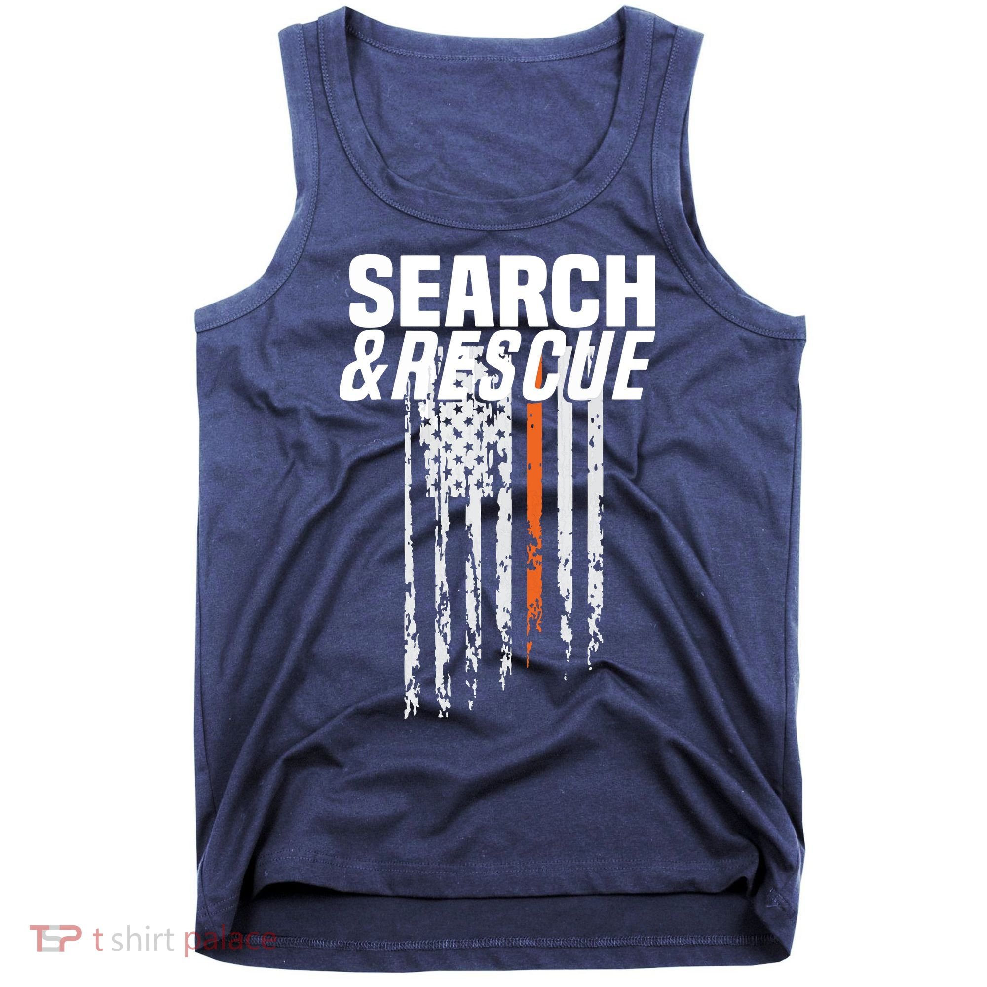 Thin Orange Line Search Rescue SAR Emergency Team Tank Top