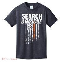 Thin Orange Line Search Rescue SAR Emergency Team Kids T-Shirt thumb 0