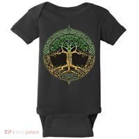 Tree of Life Yggdrasil Baby Bodysuit thumb 0
