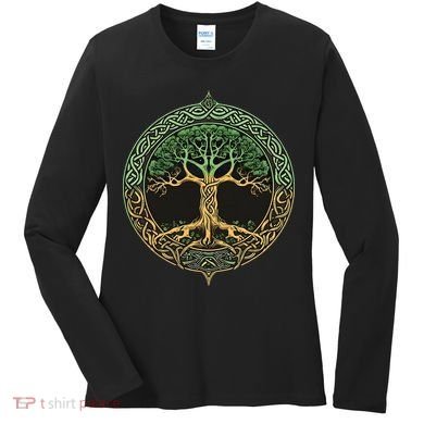 Tree of Life Yggdrasil Women's Long Sleeve Shirt
