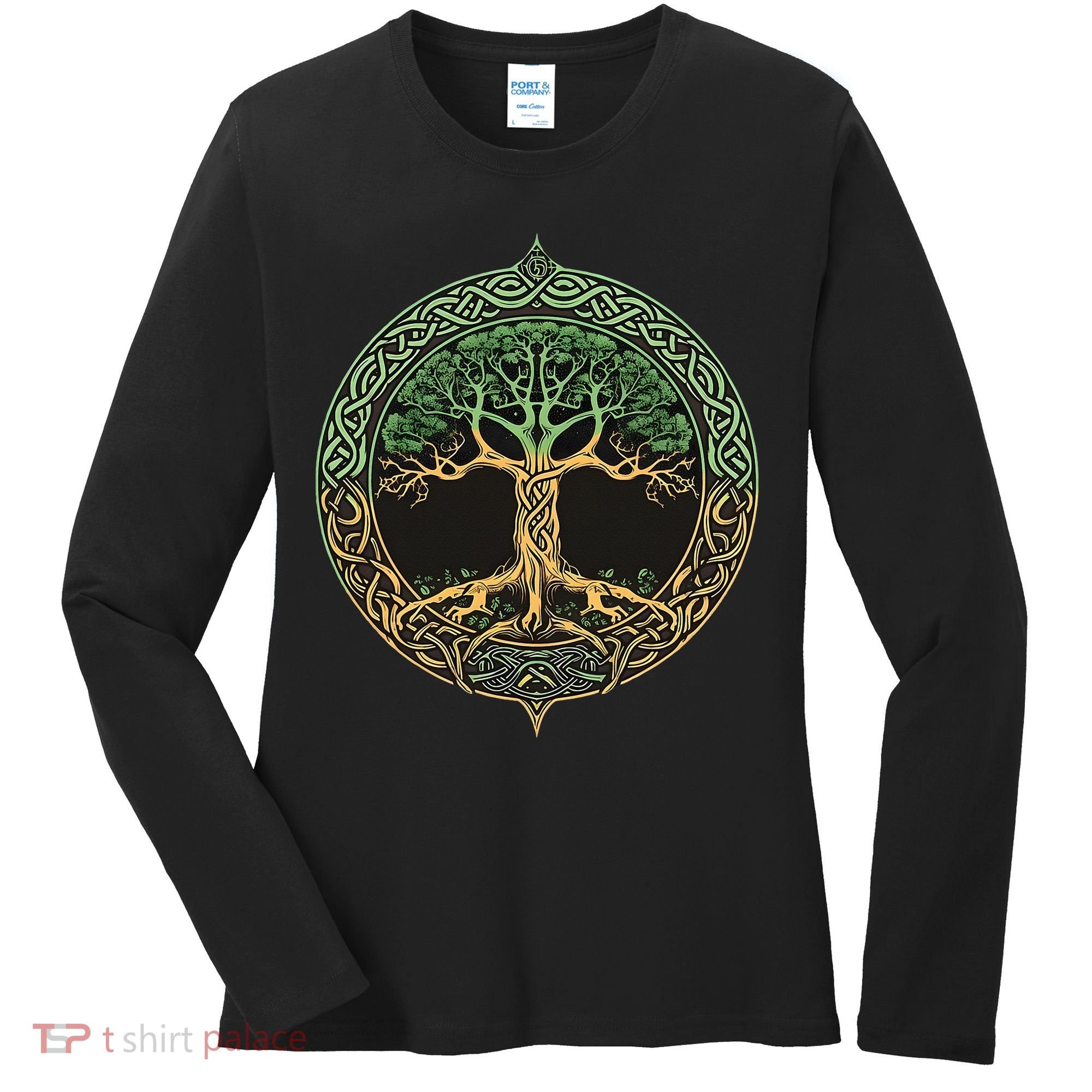 Tree of Life Yggdrasil Women's Long Sleeve Shirt