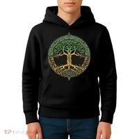 Tree of Life Yggdrasil Kids Hoodie thumb 4