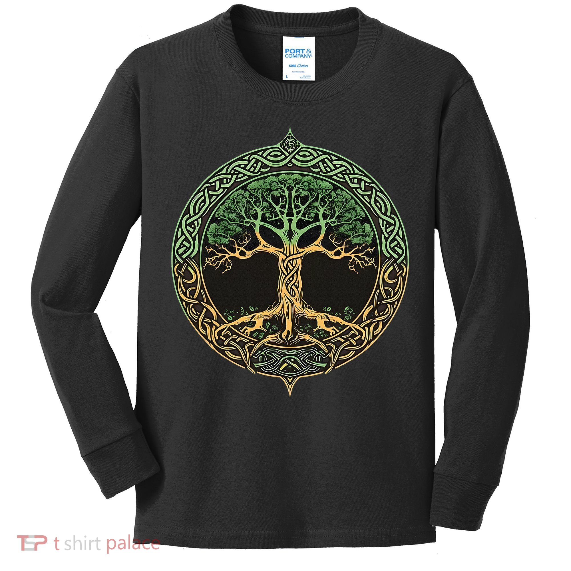 Tree of Life Yggdrasil Kids Long Sleeve Shirt