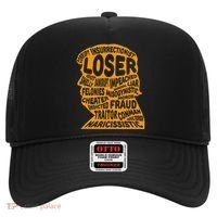 Trump Outline Loser Corrupt Idiot Liar Felonies Fraud Hat thumb 0