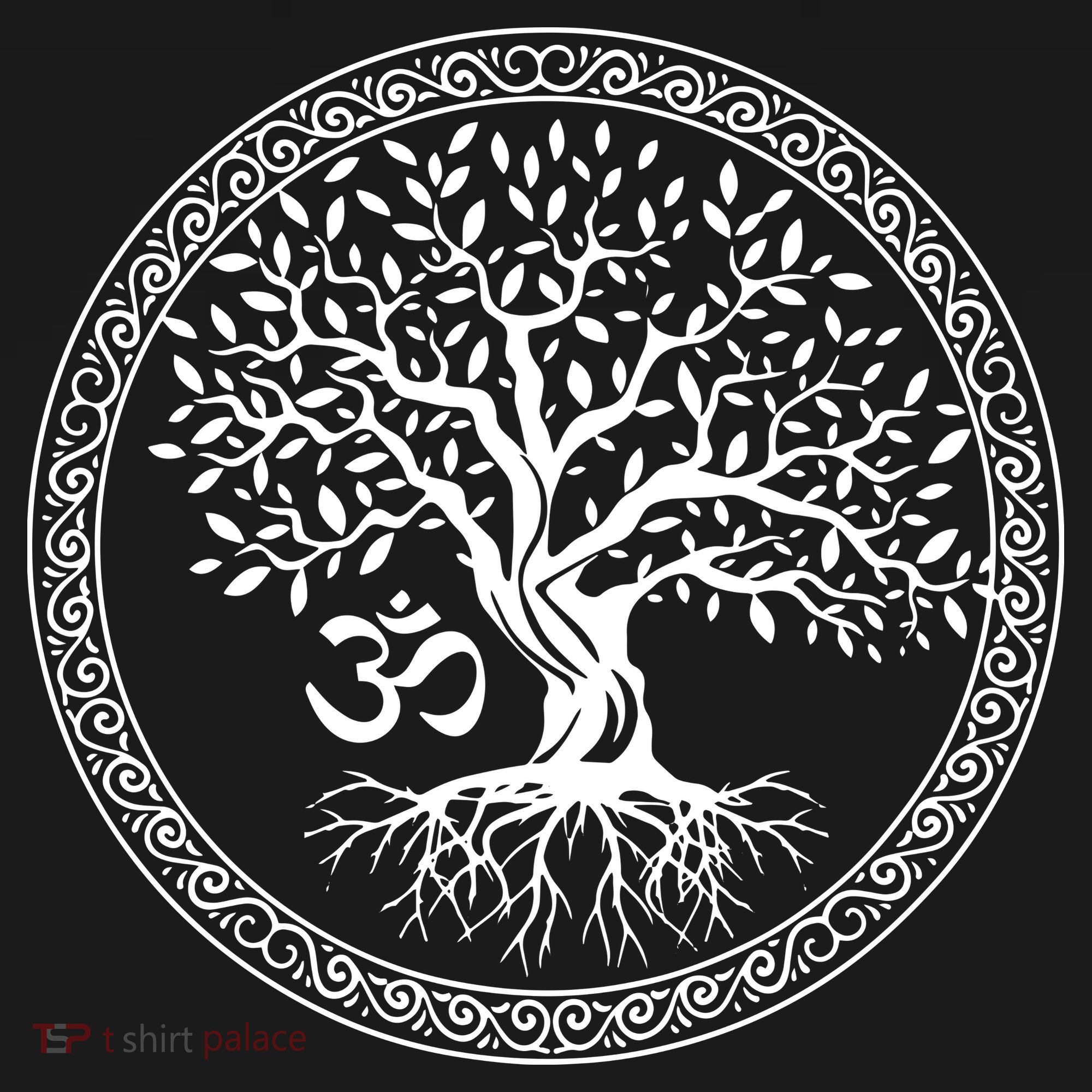 Tree Of Life With Om Symbol Yoga Zen Meditation Spiritual Women's Hoodie