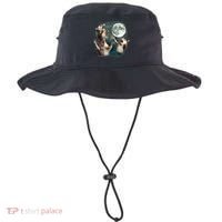 Three Opposum Moon 3 Possum Dead Moon Weird Cursed Meme Bucket Hat thumb 0