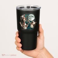 Three Opposum Moon 3 Possum Dead Moon Weird Cursed Meme Tumbler thumb 2