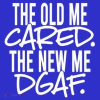 The Old Me Cared The New Me Dgaf Meaningful Gift Visor thumb 3