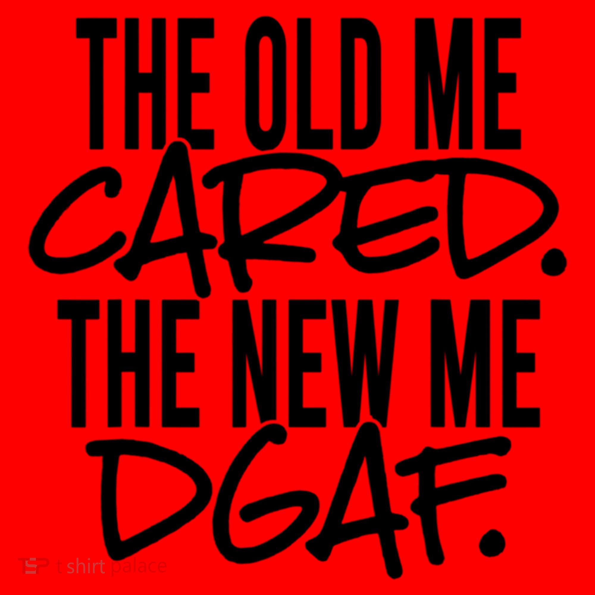 The Old Me Cared The New Me Dgaf Meaningful Gift Santa Hat