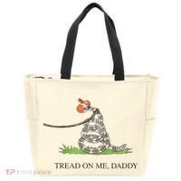 Tread On Me Daddy Snake Funny Saying Humor Tote Bag thumb 0