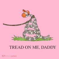 Tread On Me Daddy Snake Funny Saying Humor Coaster thumb 2