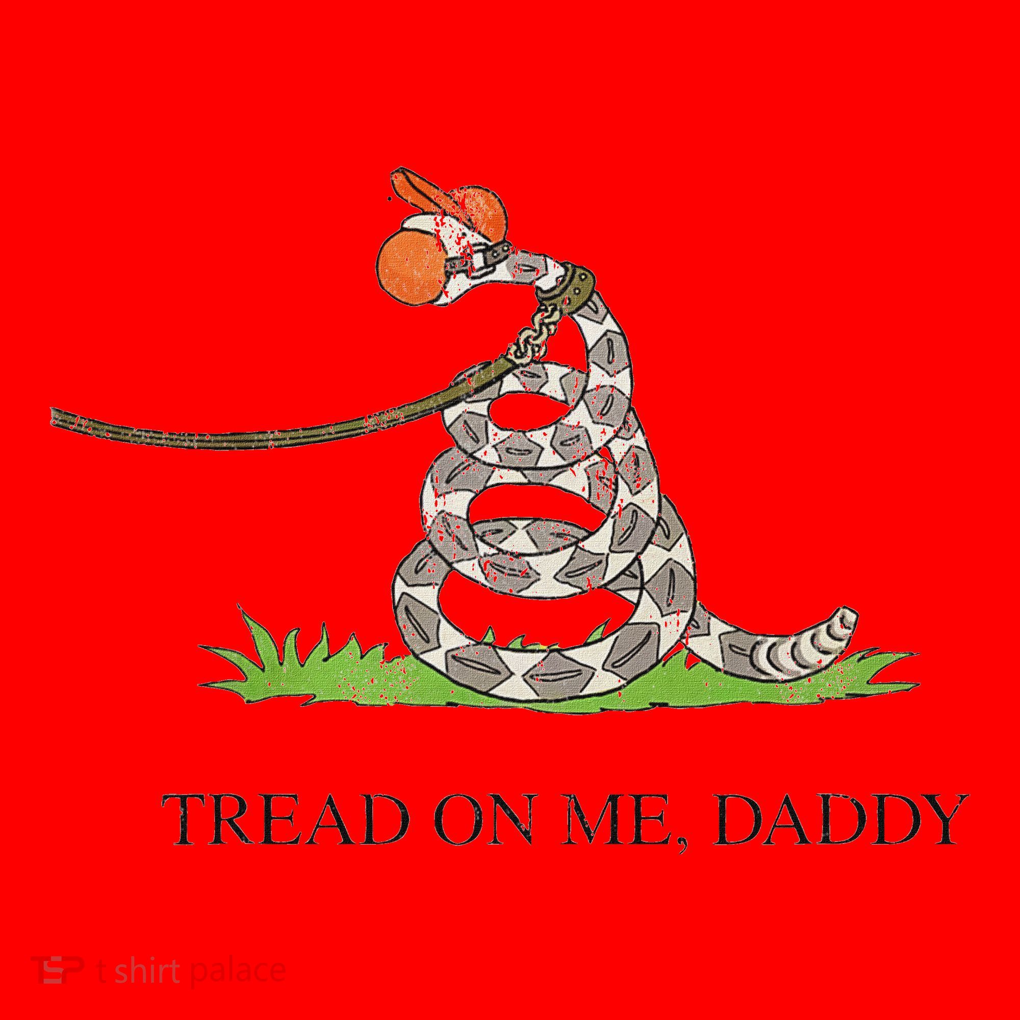 Tread On Me Daddy Snake Funny Saying Humor Santa Hat