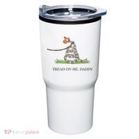 Tread On Me Daddy Snake Funny Saying Humor Tumbler thumb 0