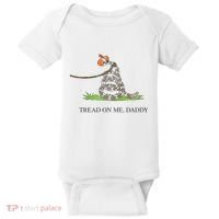 Tread On Me Daddy Snake Funny Saying Humor Baby Bodysuit thumb 0