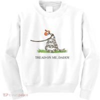 Tread On Me Daddy Snake Funny Saying Humor Kids Sweatshirt thumb 0