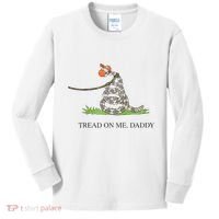 Tread On Me Daddy Snake Funny Saying Humor Kids Long Sleeve Shirt thumb 0