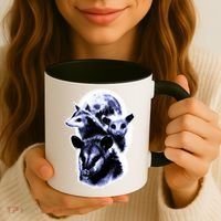 Three Opossum Moon With 3 Possums And Dead Moon Gift Coffee Mug thumb 3