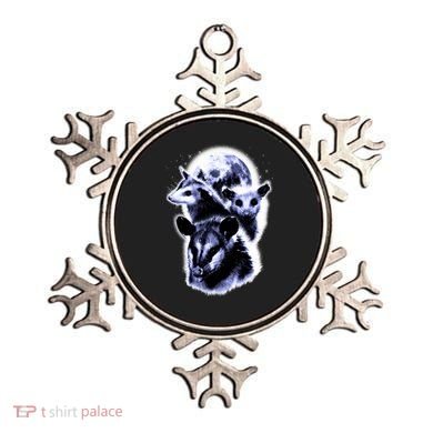 Three Opossum Moon With 3 Possums And Dead Moon Gift Ornament