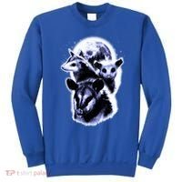 Three Opossum Moon With 3 Possums And Dead Moon Gift Sweatshirt thumb 0