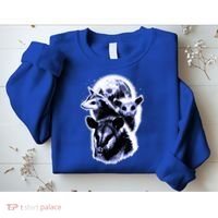 Three Opossum Moon With 3 Possums And Dead Moon Gift Sweatshirt thumb 2