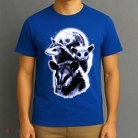 Three Opossum Moon With 3 Possums And Dead Moon Gift T-Shirt thumb 3