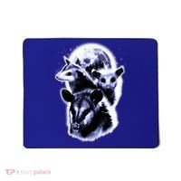 Three Opossum Moon With 3 Possums And Dead Moon Gift Mousepad thumb 0