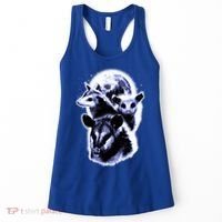 Three Opossum Moon With 3 Possums And Dead Moon Gift Women's Tank Top thumb 0