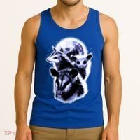 Three Opossum Moon With 3 Possums And Dead Moon Gift Tank Top thumb 3