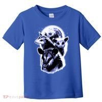 Three Opossum Moon With 3 Possums And Dead Moon Gift Toddler T-Shirt thumb 0
