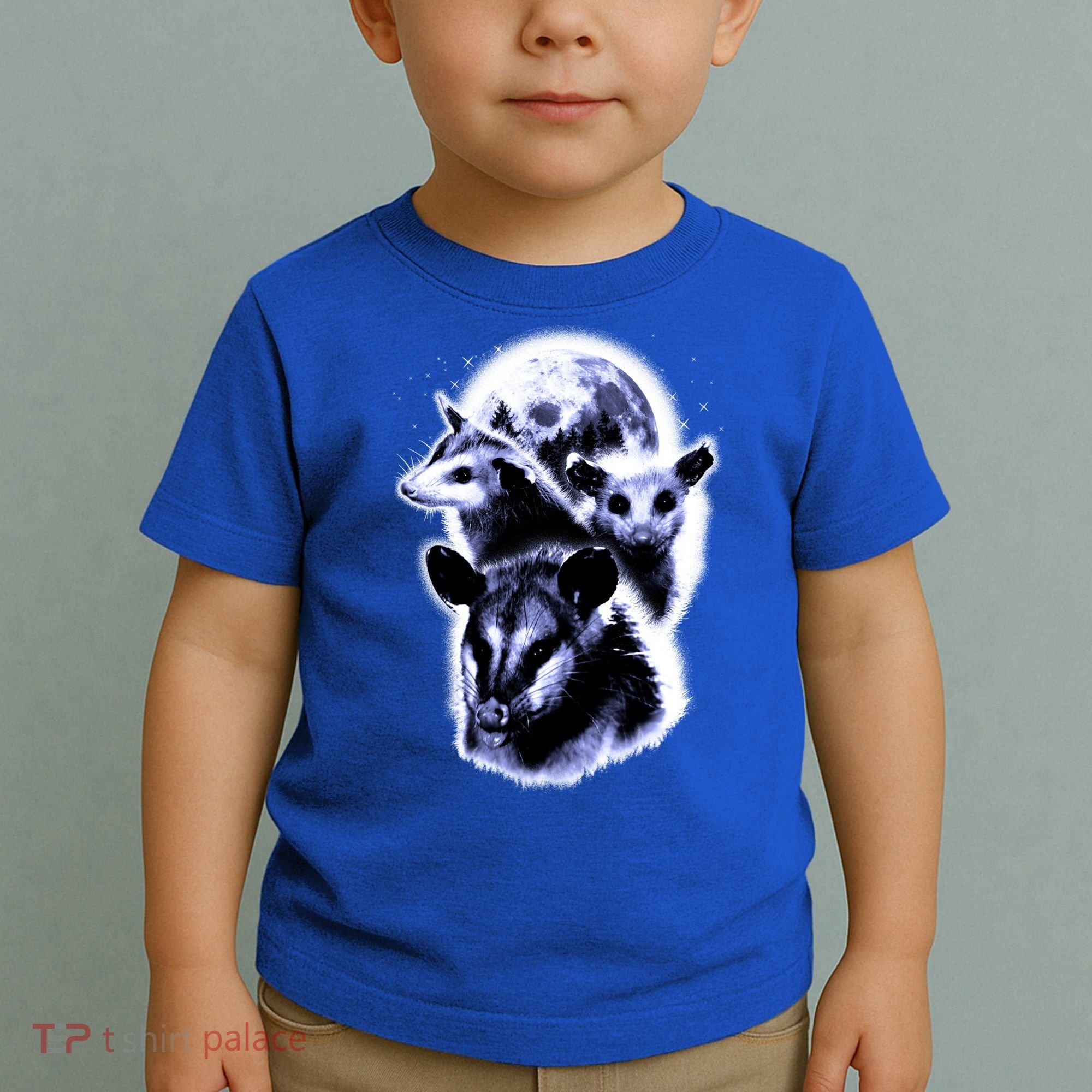 Three Opossum Moon With 3 Possums And Dead Moon Gift Toddler T-Shirt