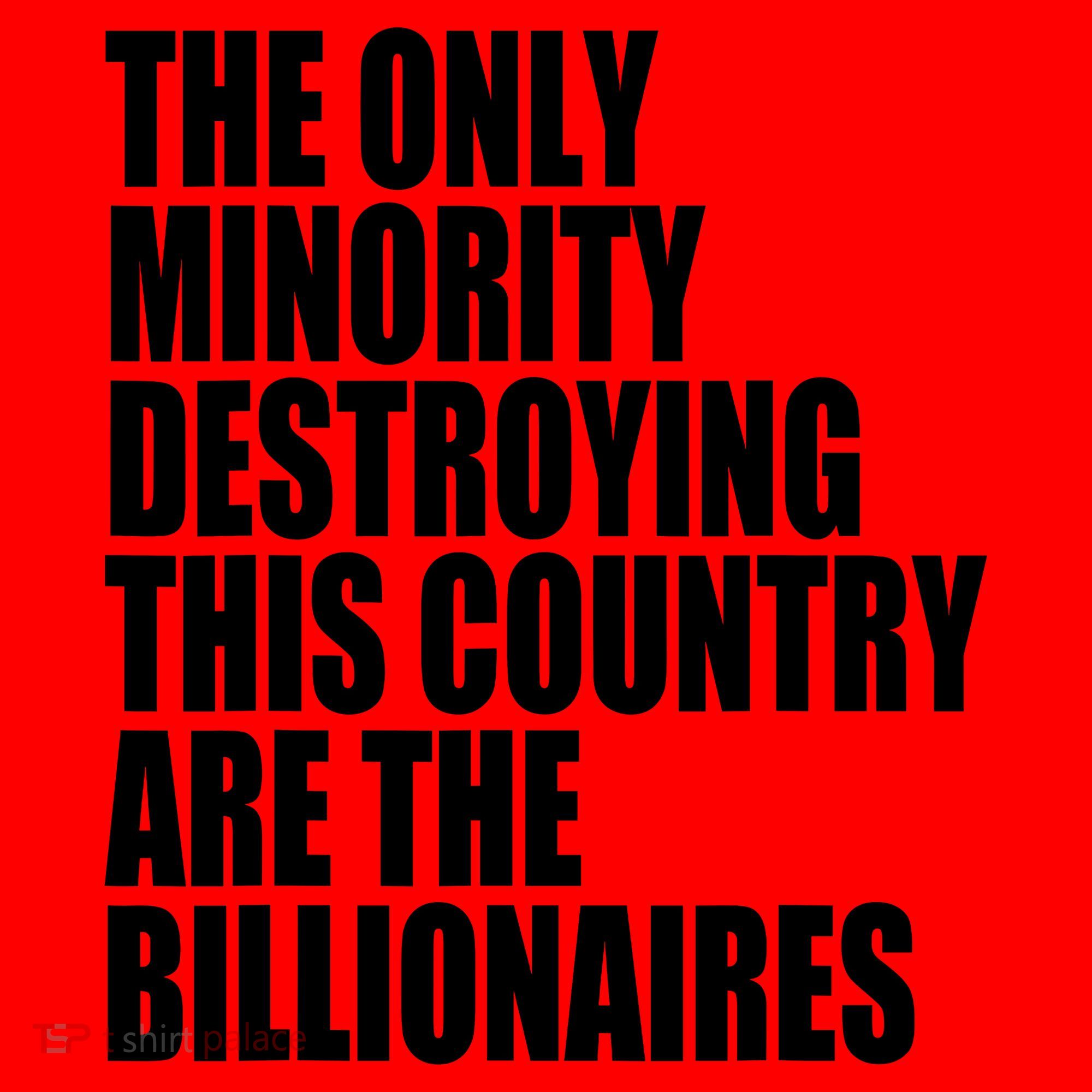 The Only Minority Destroying This Country Are Billionaires Santa Hat