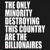 The Only Minority Destroying This Country Are Billionaires Ornament thumb 1