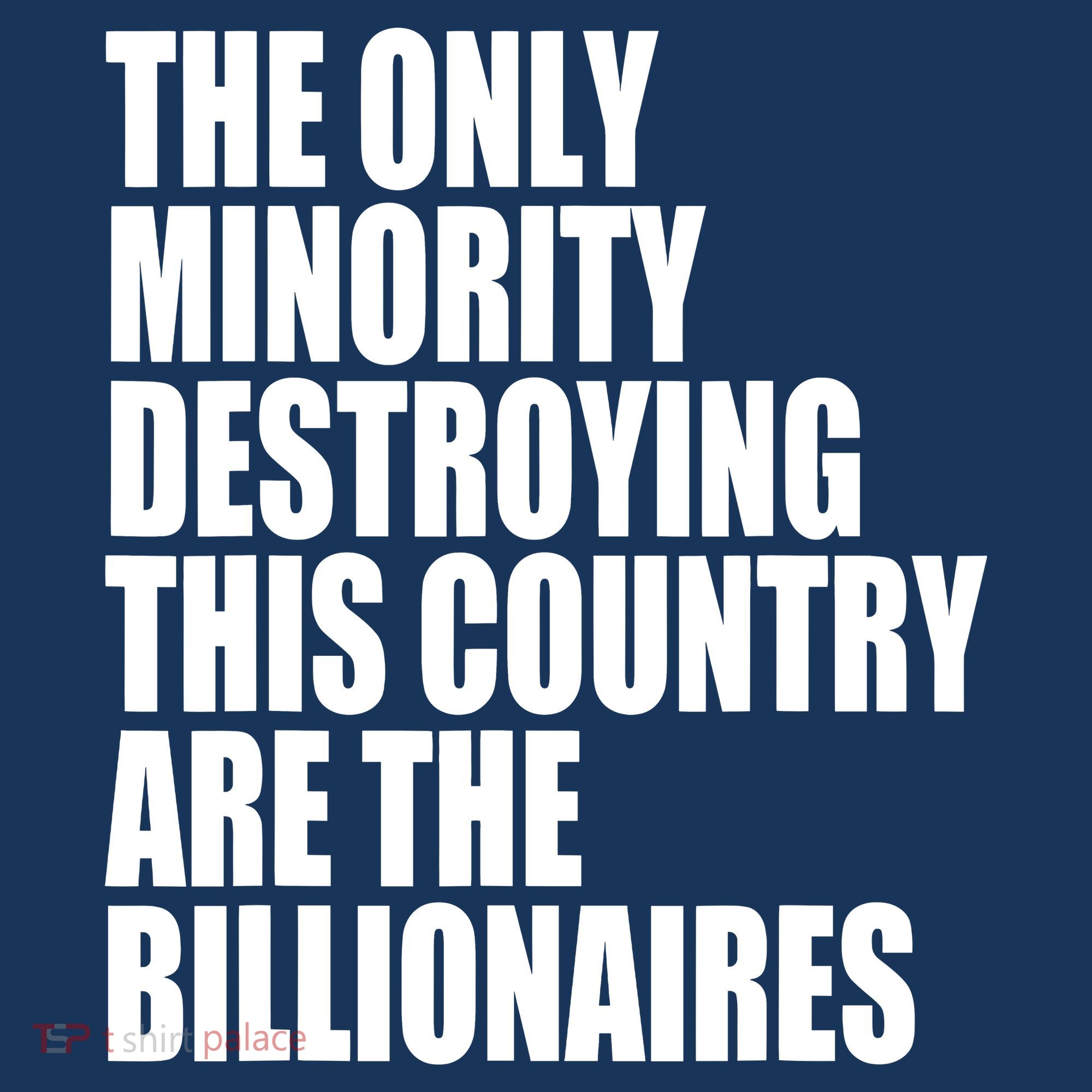 The Only Minority Destroying This Country Are Billionaires Women's Hoodie