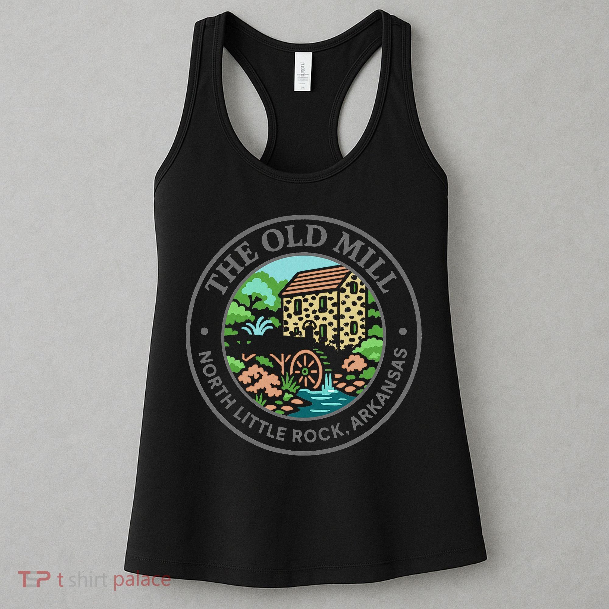 The Old Mill In North Little Rock Arkansas Women's Tank Top