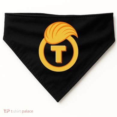 Trump Official Meme Coin Crypto President USA-Made Doggie Bandana