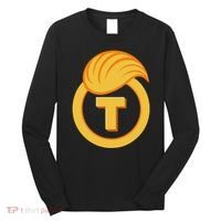 Trump Official Meme Coin Crypto President Long Sleeve Shirt thumb 0