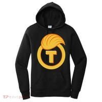 Trump Official Meme Coin Crypto President Women's Hoodie thumb 0