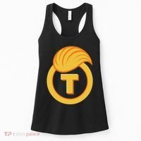 Trump Official Meme Coin Crypto President Women's Tank Top thumb 0