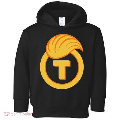 Trump Official Meme Coin Crypto President Toddler Hoodie