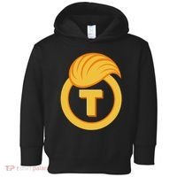 Trump Official Meme Coin Crypto President Toddler Hoodie thumb 0