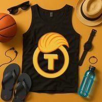 Trump Official Meme Coin Crypto President Tank Top thumb 4