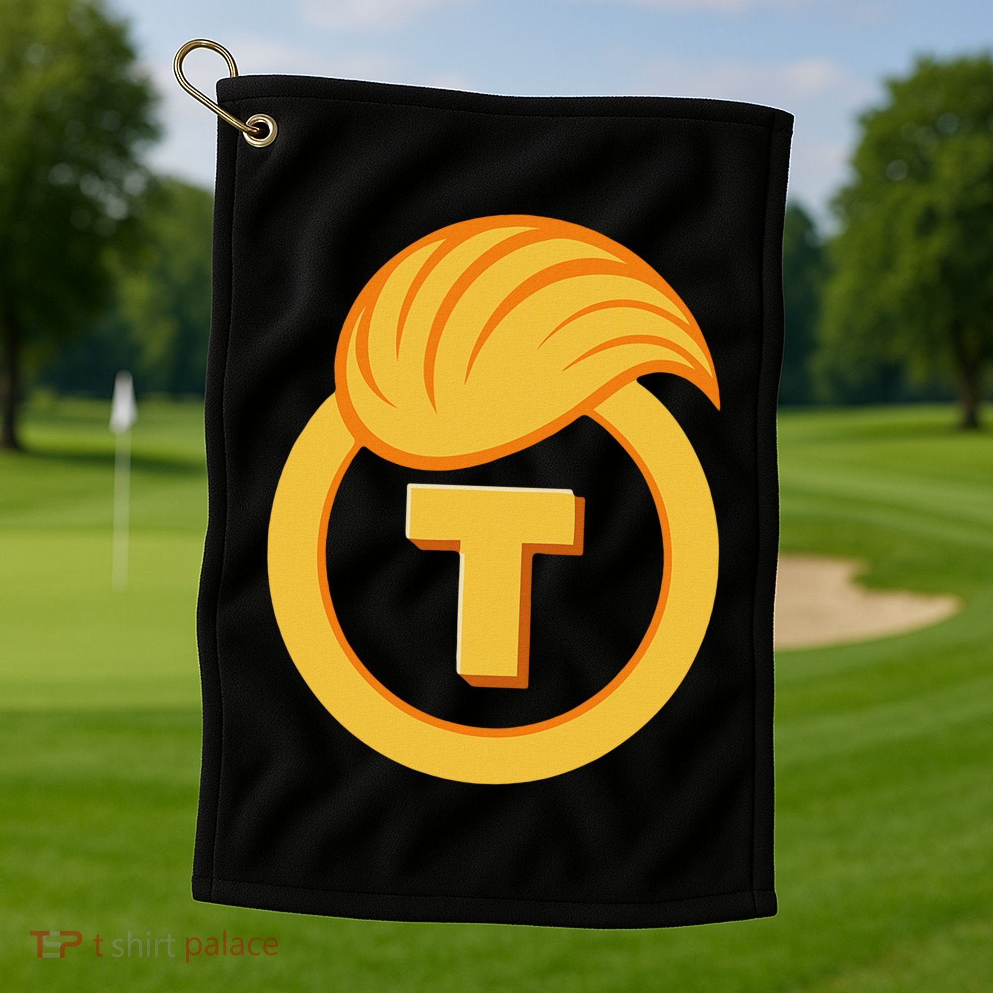 Trump Official Meme Coin Crypto President Golf Towel