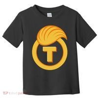Trump Official Meme Coin Crypto President Toddler T-Shirt thumb 0