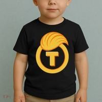 Trump Official Meme Coin Crypto President Toddler T-Shirt thumb 2