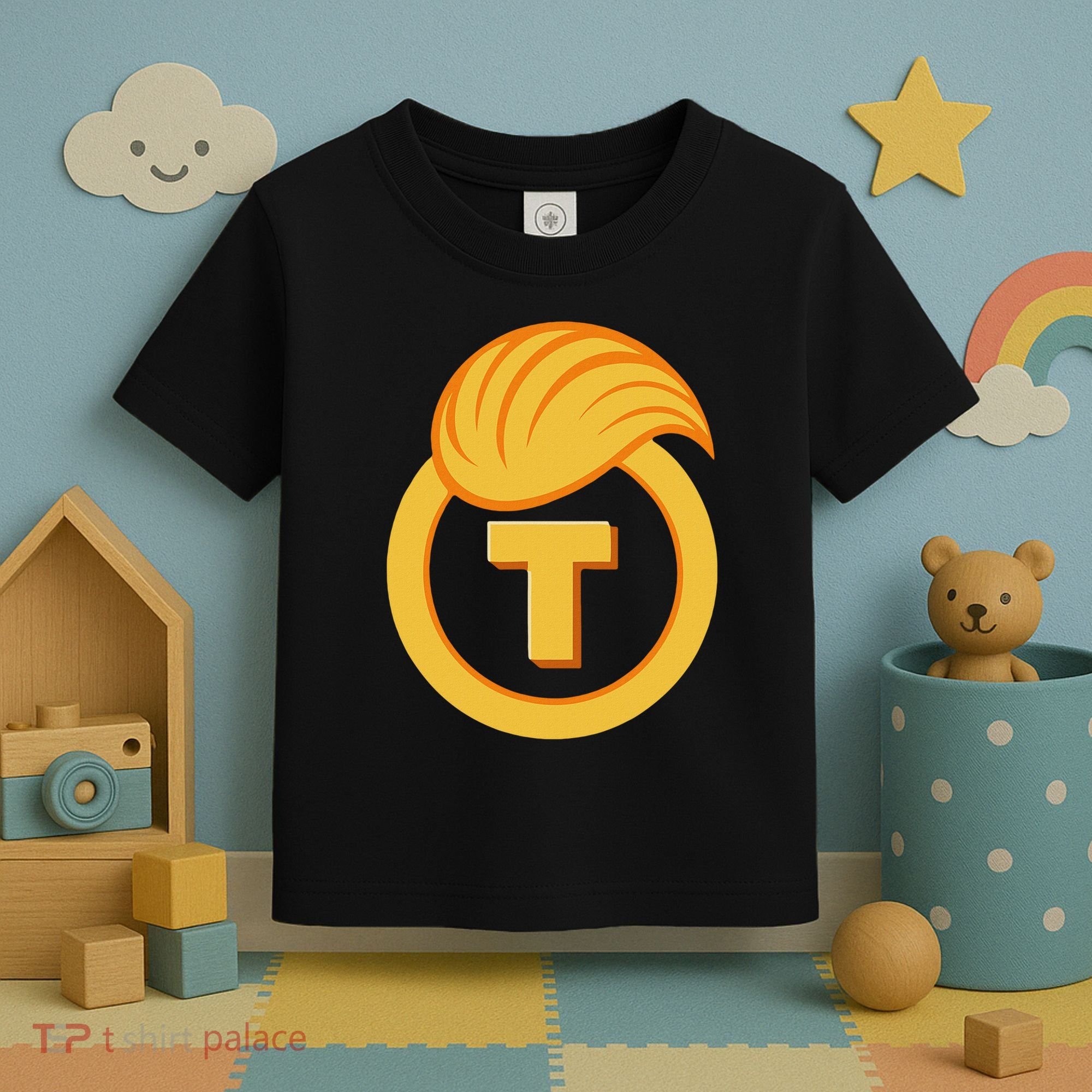 Trump Official Meme Coin Crypto President Toddler T-Shirt