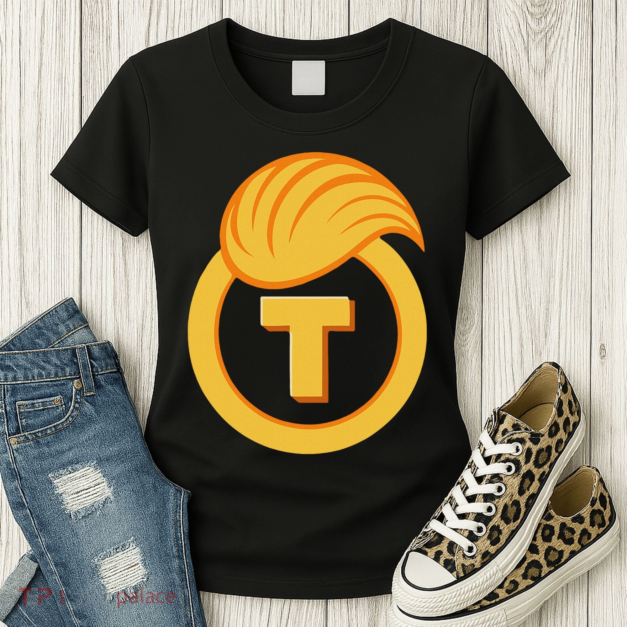 Trump Official Meme Coin Crypto President Women's T-Shirt